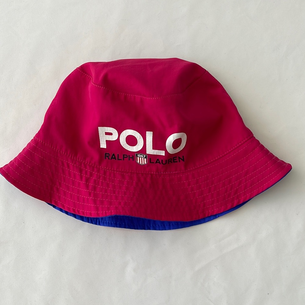 Polo Ralph Lauren Men’s Reversible Hats Pink/Blue One Size New